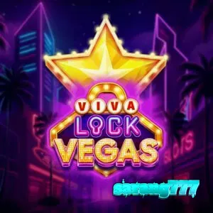 Tampilan visual mesin slot Viva Lock Vegas dengan simbol buah dan jackpot